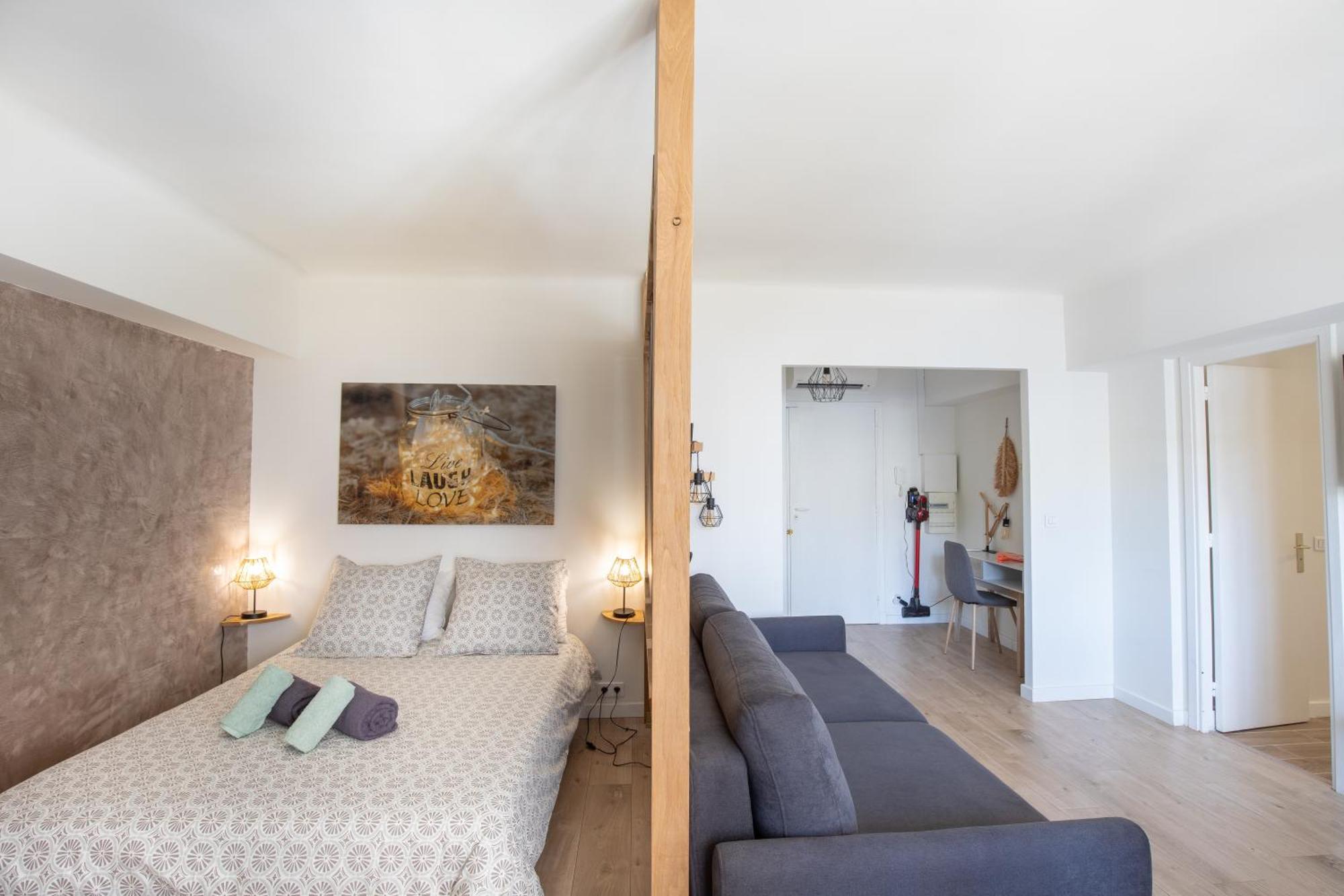 Apartamento La Chic Riviera - Clim - Wifi - Croisette Cannes Exterior foto